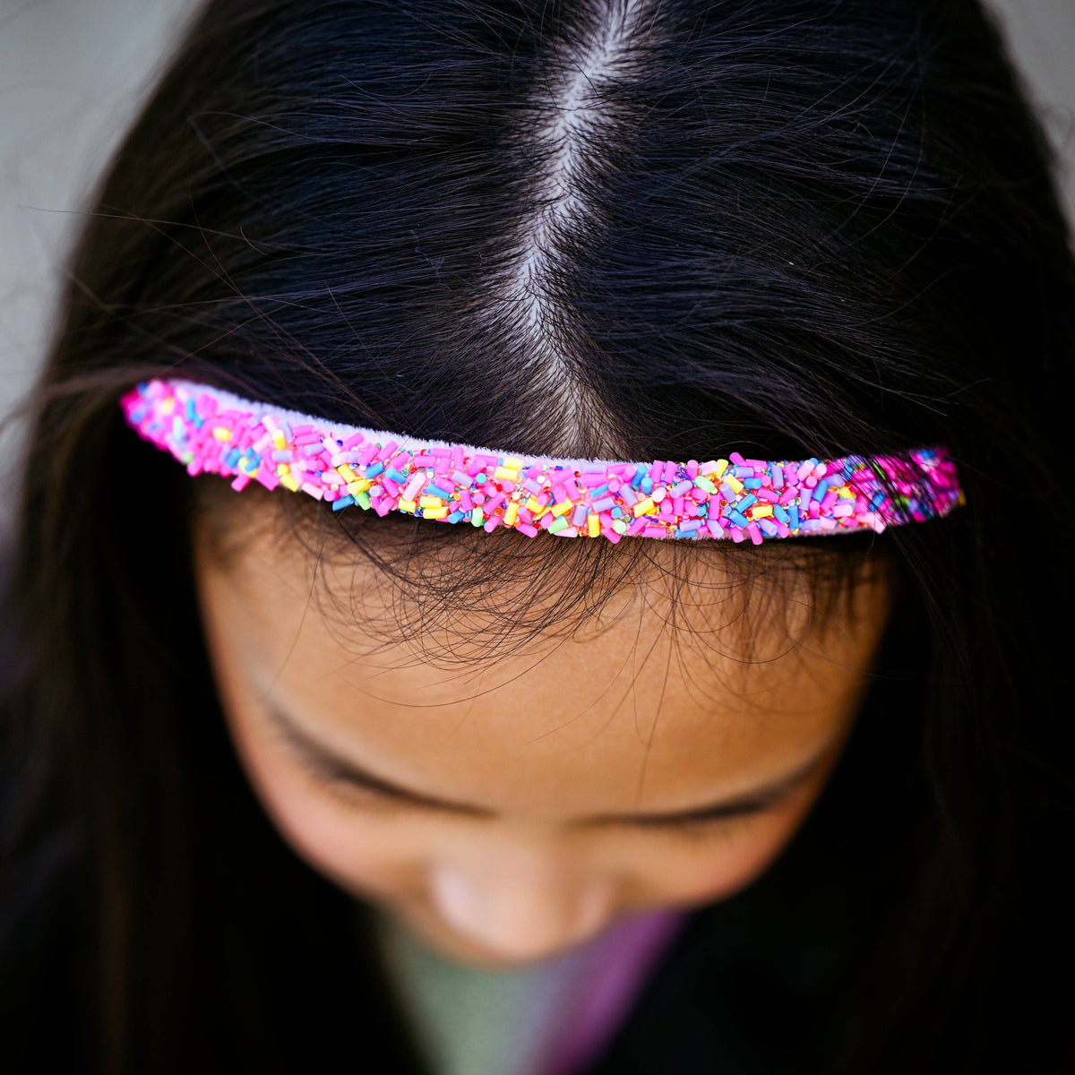 Frog Sac Thin Sprinkle Headband, Non-Slip Hair Accessories for Kids