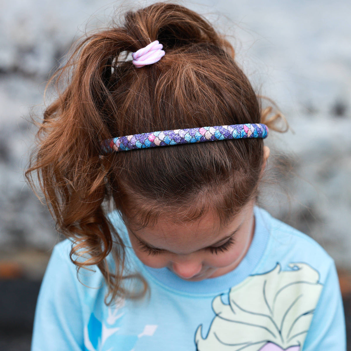 Frog Sac Mermaid Headband, Kids Thin Non-Slip Hair Accessories