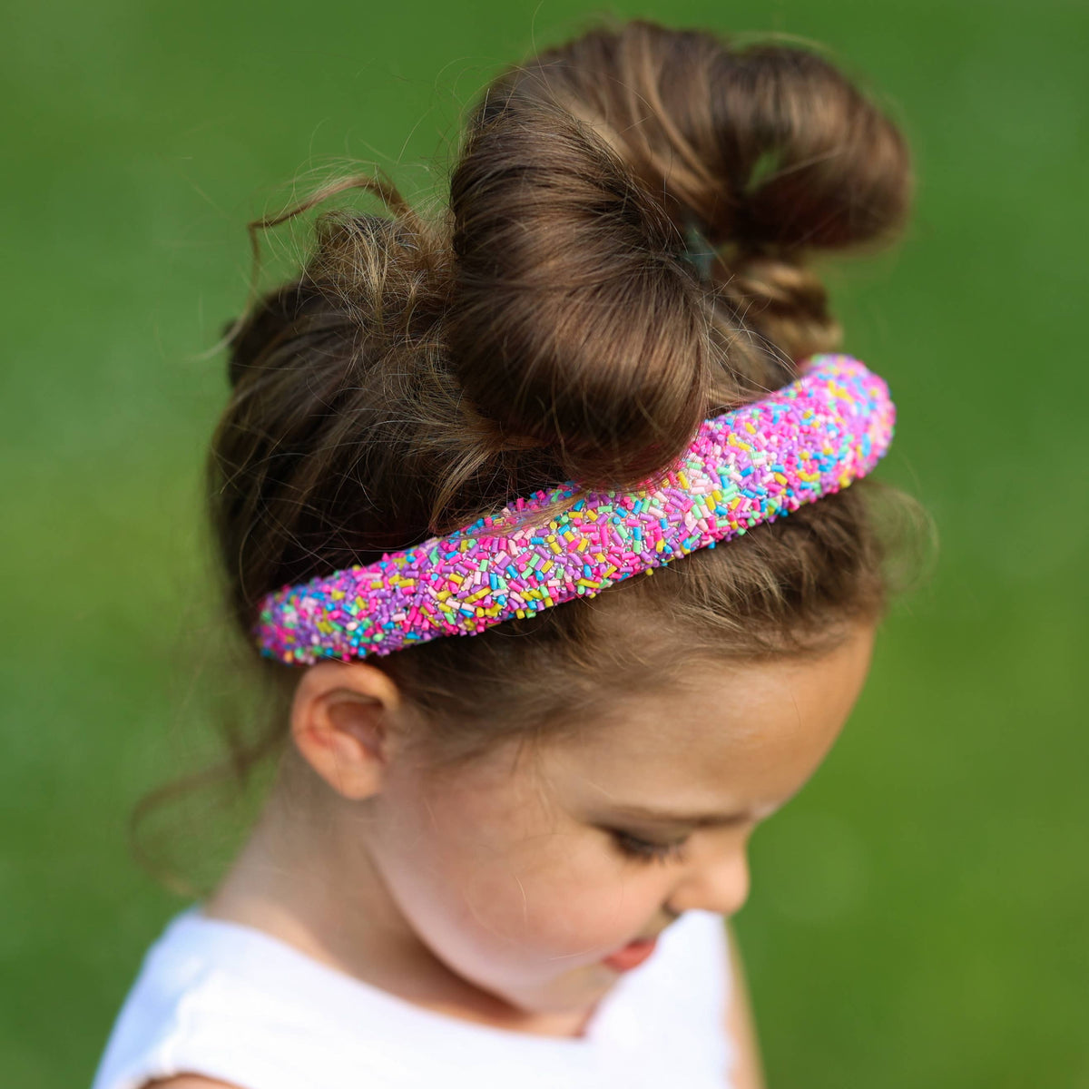 Frog Sac Padded Sprinkles Headband, Confetti Hair Band