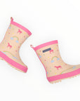 Korango - Bear Printed Gumboot - Charcoal
