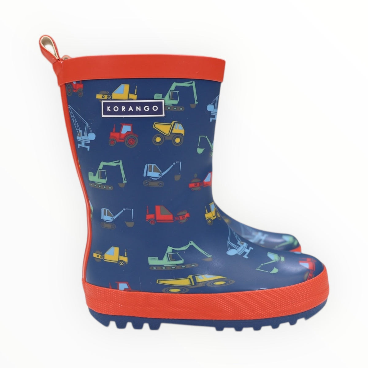 Korango - Bear Printed Gumboot - Charcoal