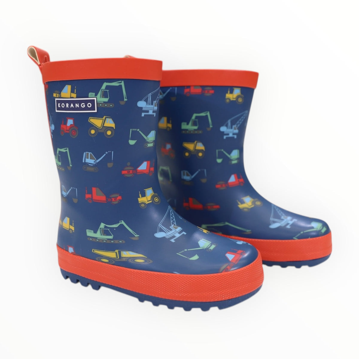 Korango - Bear Printed Gumboot - Charcoal