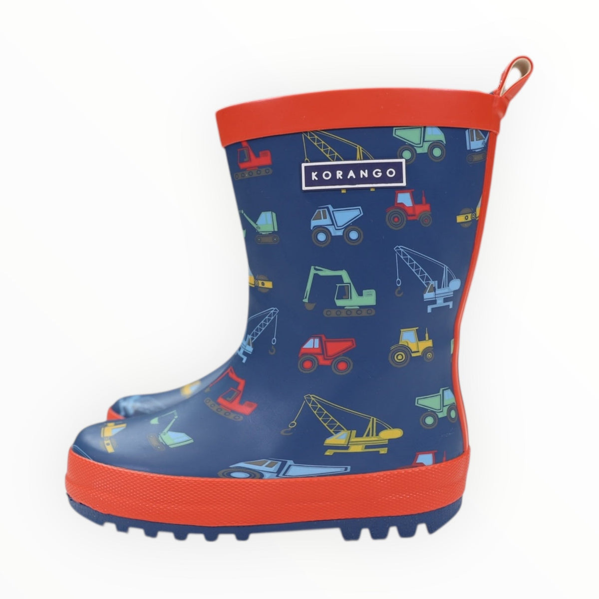 Korango - Bear Printed Gumboot - Charcoal