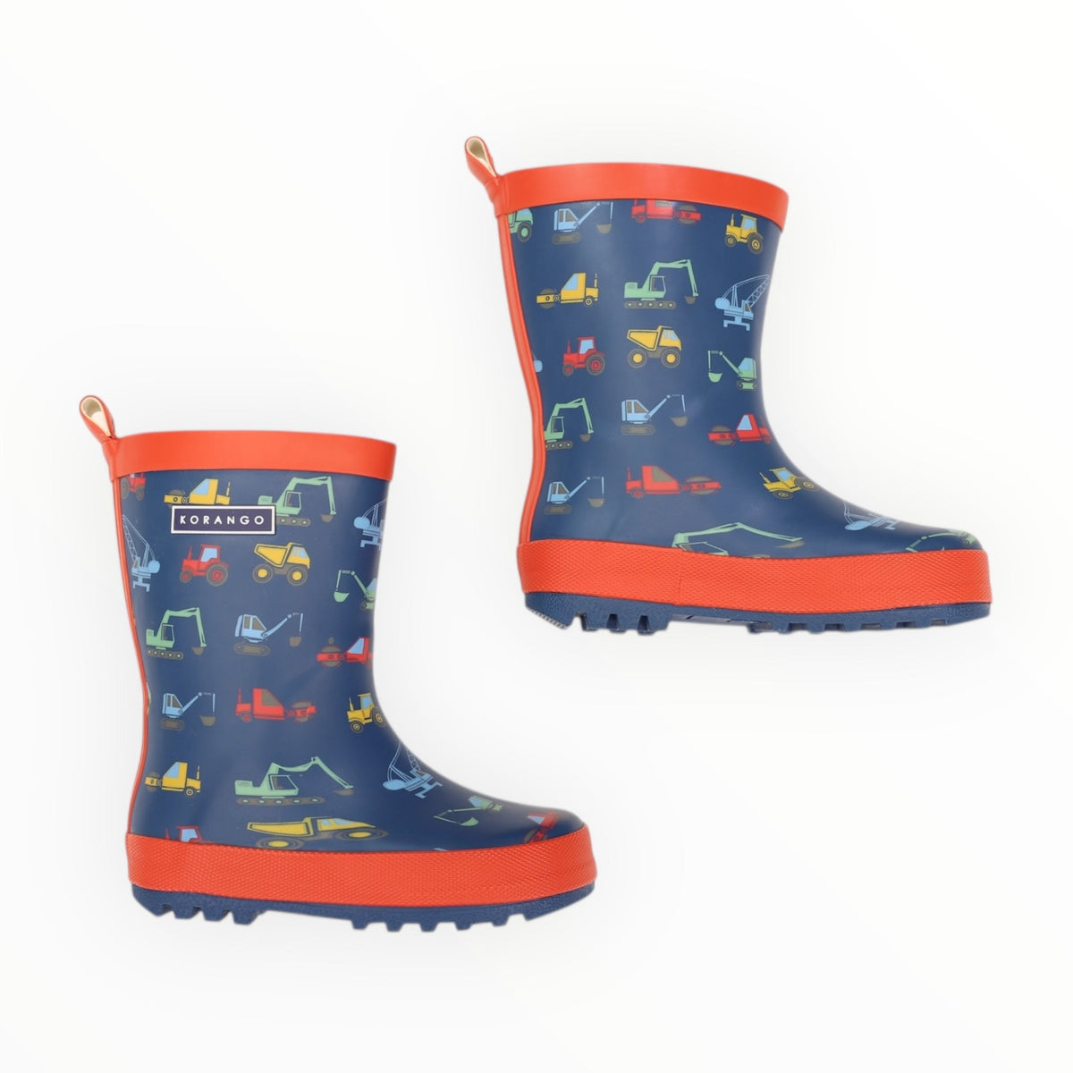 Korango - Bear Printed Gumboot - Charcoal