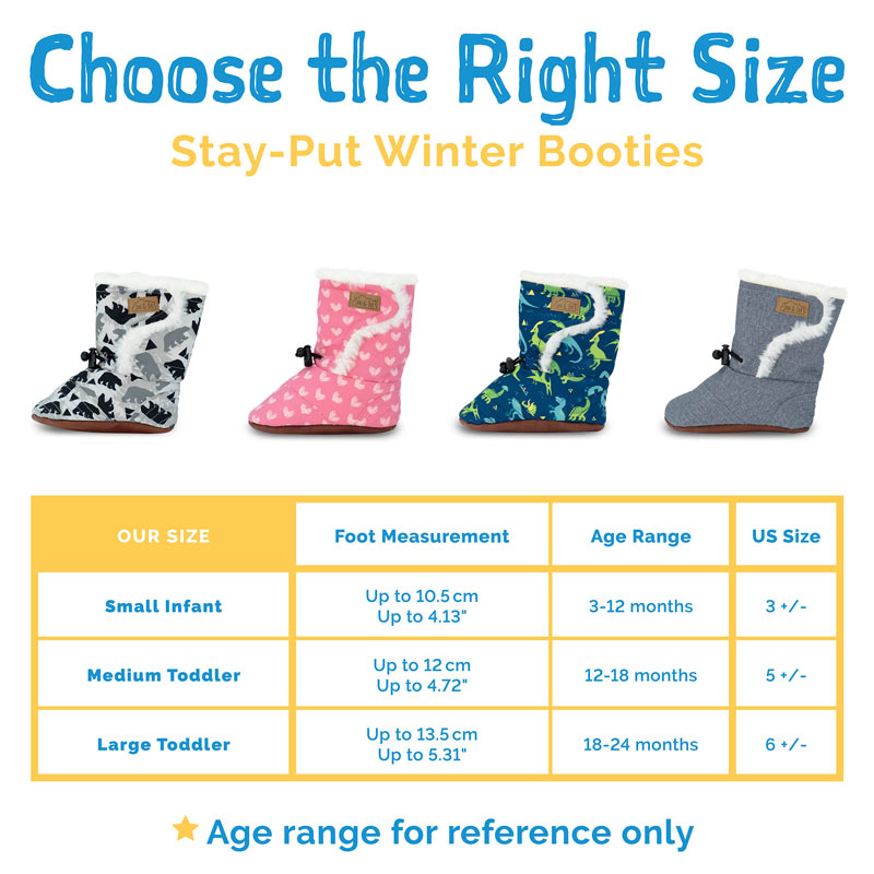 Jan & Jul - Stay-Put Winter Booties