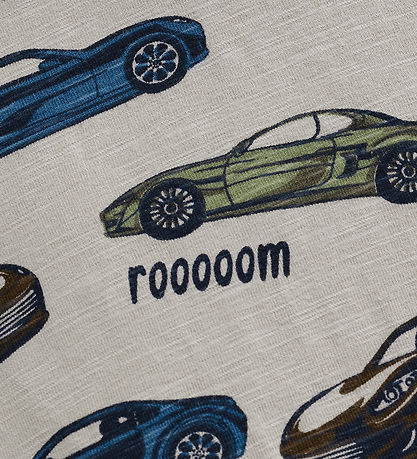 Minymo - Blouse AOP Oxford Tan - 5Y