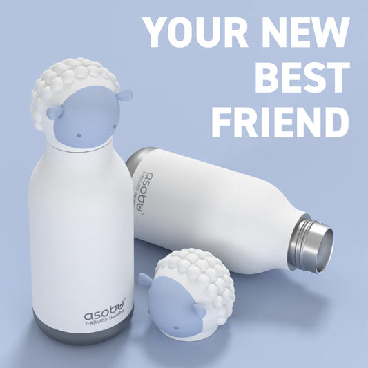Asobu - 16 oz Bestie Animal Bottle - SHEEP