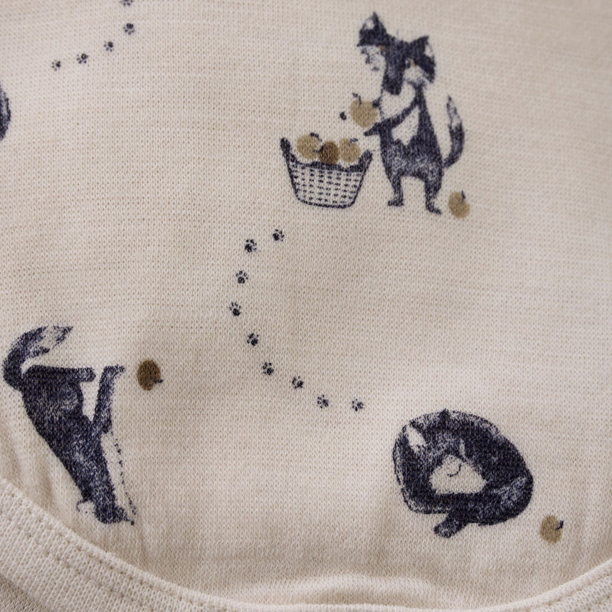 Celavi - Fox Aop Merino Bodysuit - 3M