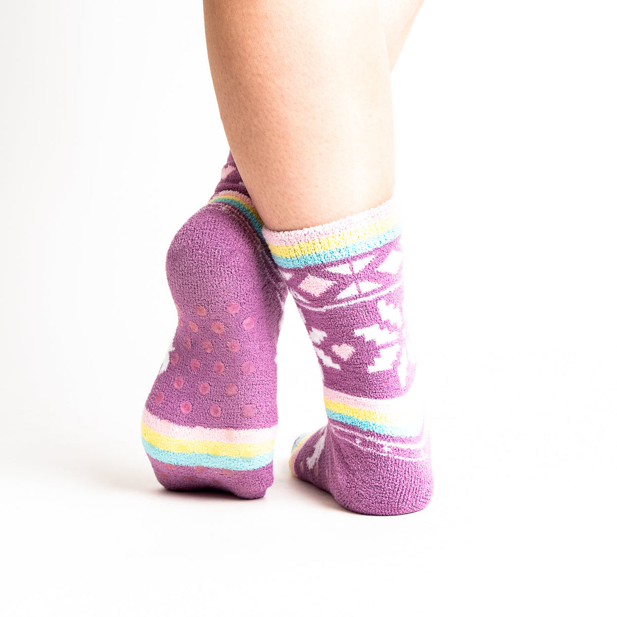 Sock It To Me - Slipper Sock : You Sweater Believe in Unicorns