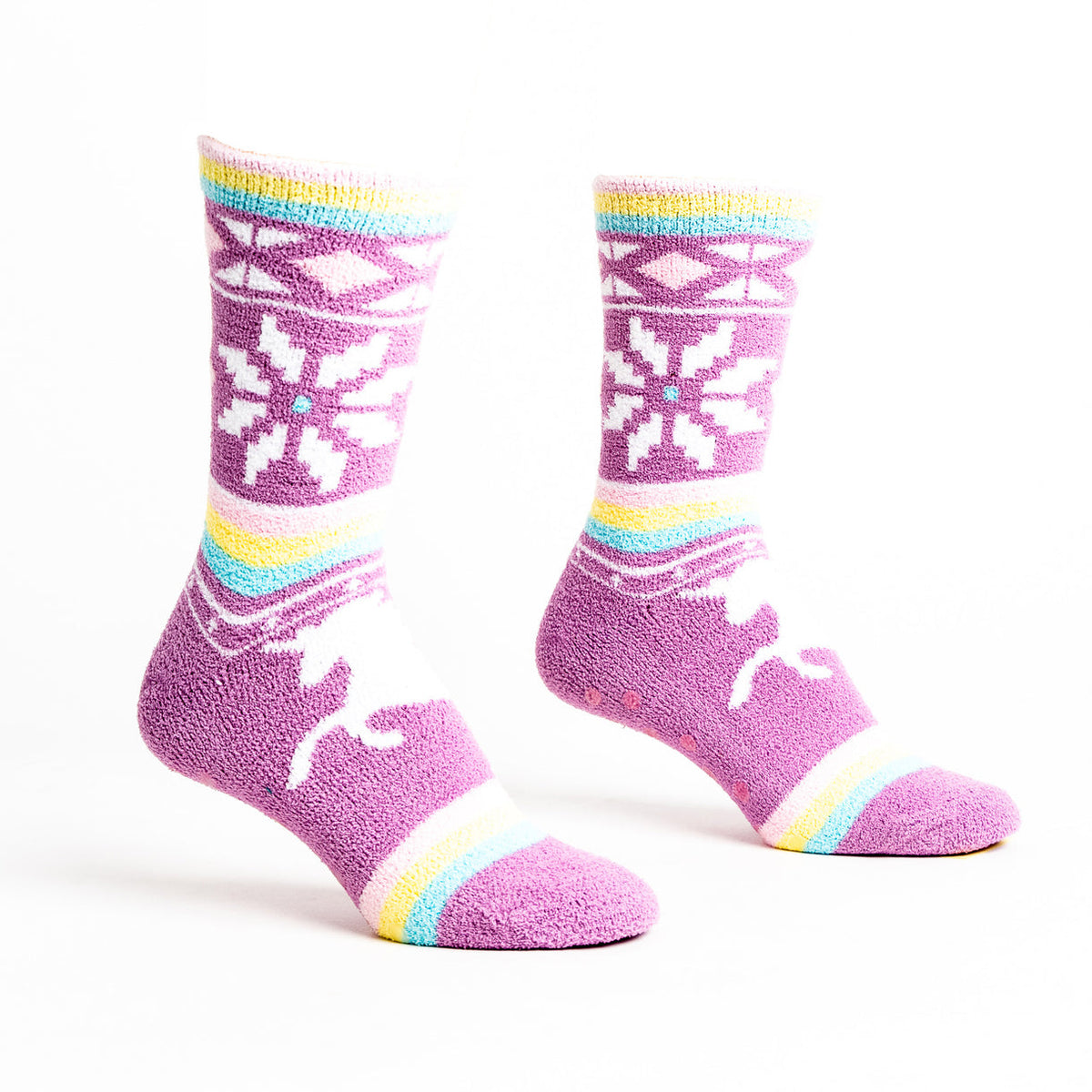 Sock It To Me - Slipper Sock : You Sweater Believe in Unicorns