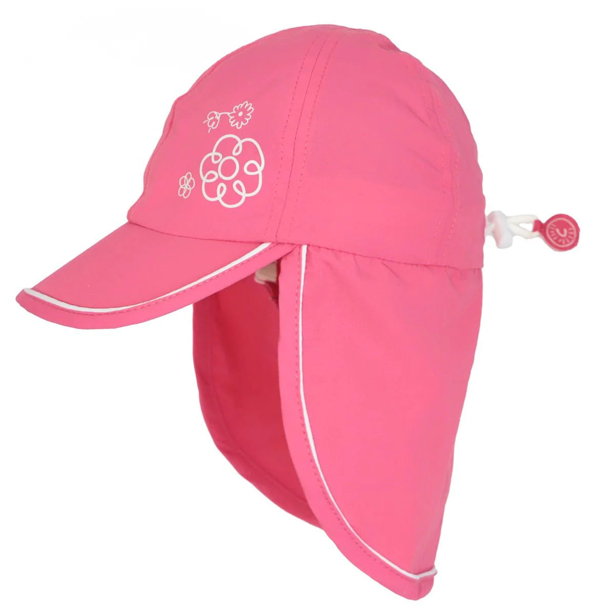 Calikids Beach Hat With Neck Flap, children's hats — detail view