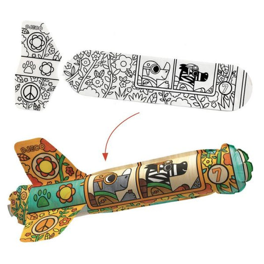 Djeco - Do It Yourself: Inflatable Airplanes to Colour