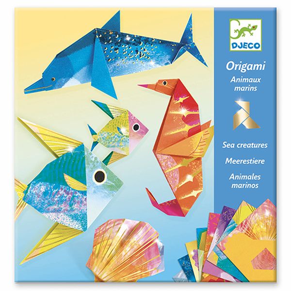 Djeco - Origami Set: Marine Animals