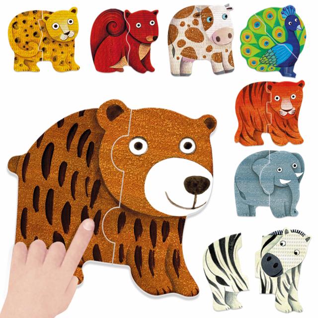Headu Touch & Play First Animal Puzzles