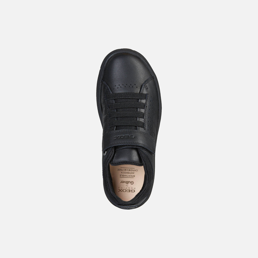 Geox Nebcup Boy's Black Uniform Sneakers