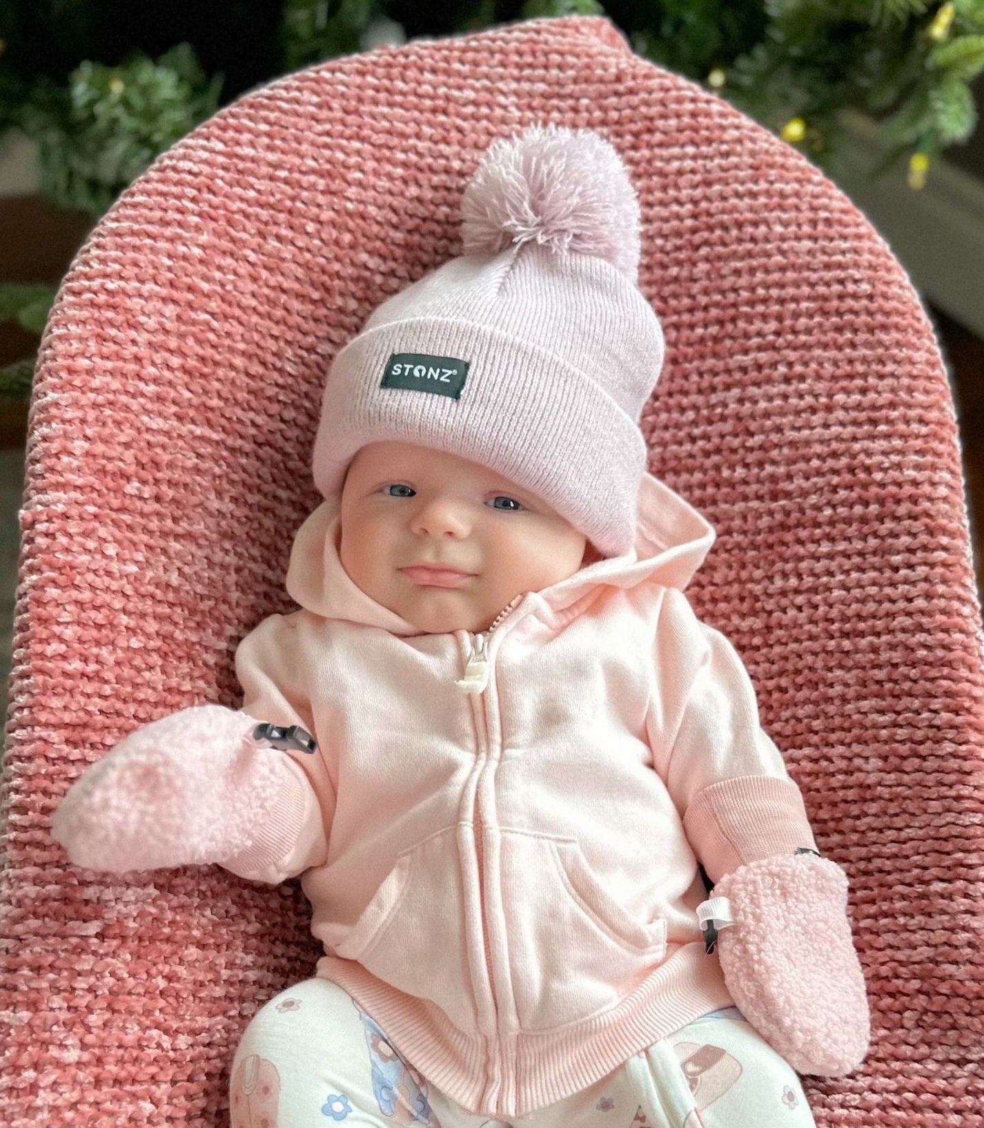 Stonz Pom Beanie for Babies, Toddlers and Kids