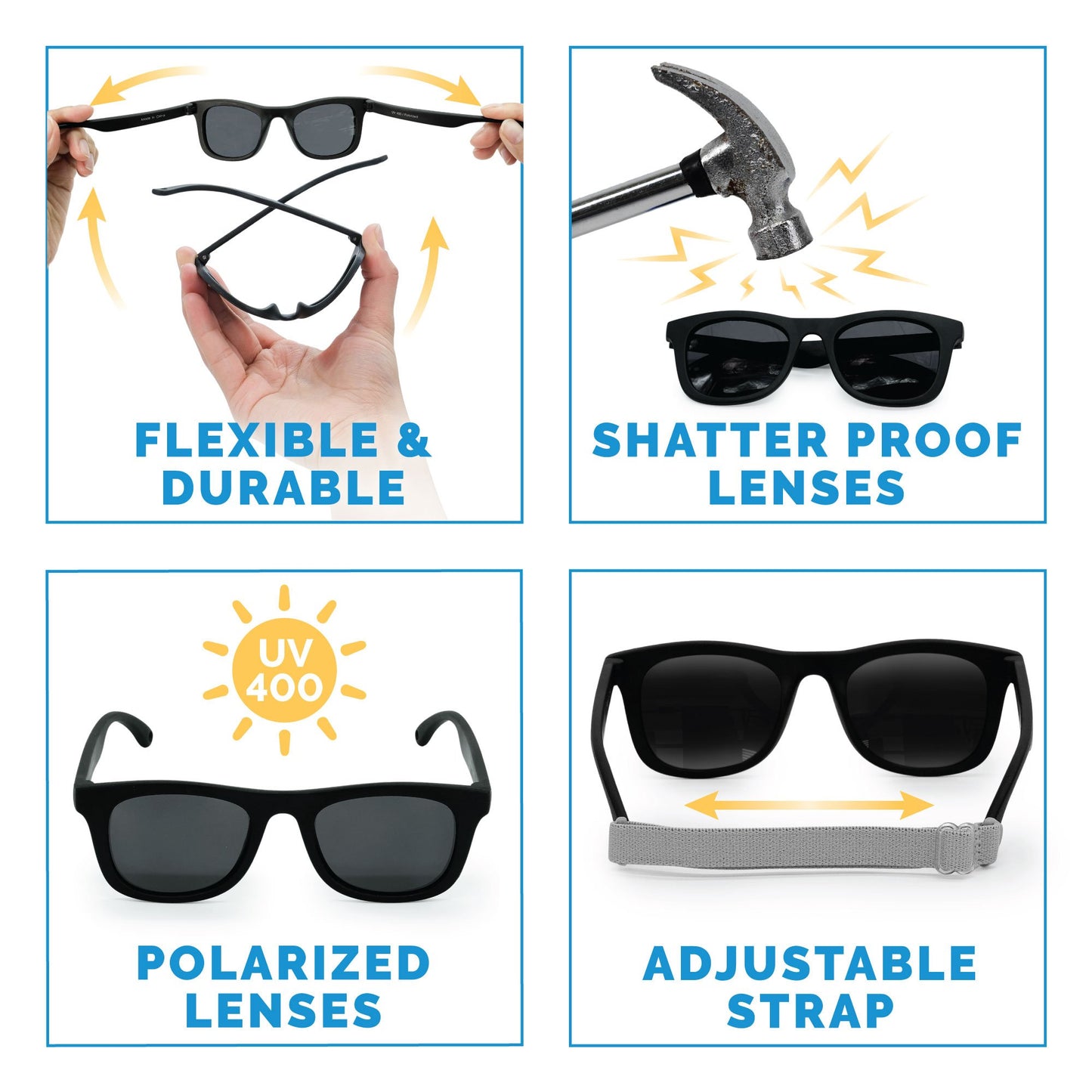 Jan & Jul Urban Xplorer Sunglasses Black