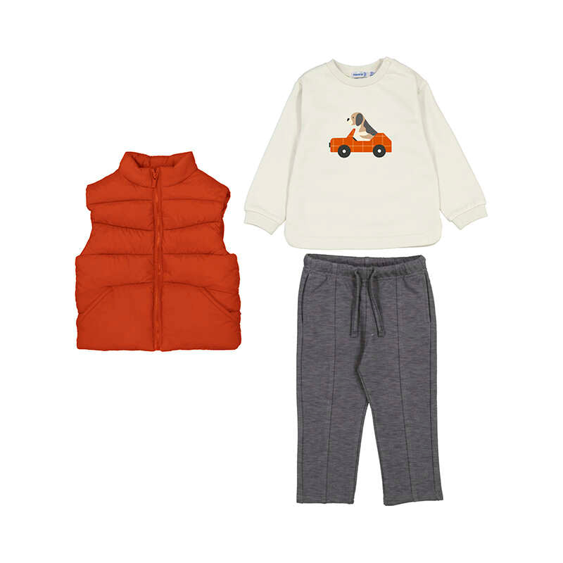 Mayoral Baby Boy Pullover Vest Pants Set
