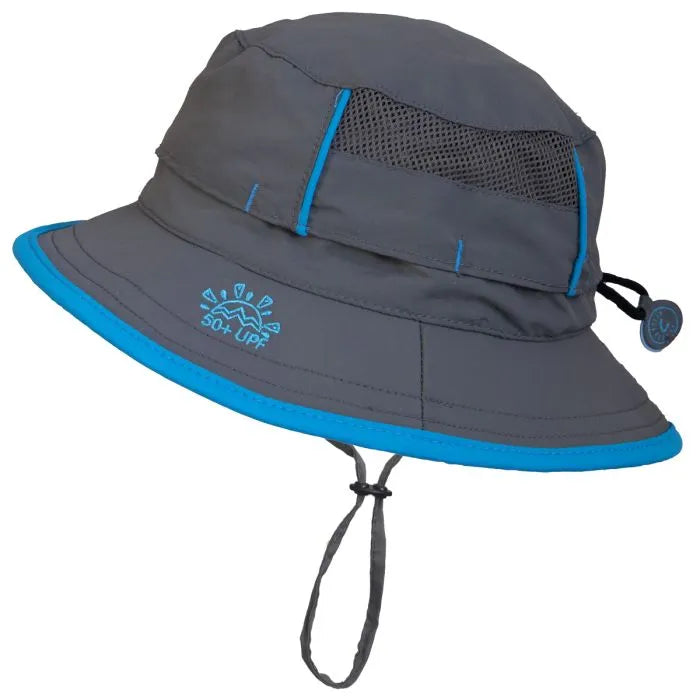 Calikids UV Vented Bucket Hat — sun protection, children's hats — closeup view
