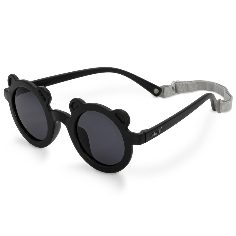 Jan & Jul - Kids Polarized Bear Sunglasses Black 2