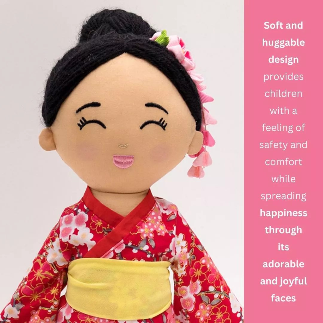 JoeyDolls Aiko Japanese Doll, children's dolls — alternate view