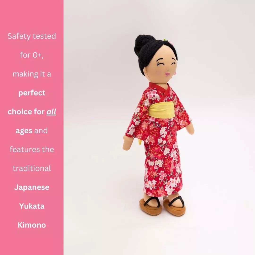 JoeyDolls Aiko Japanese Doll, children's dolls — alternate view