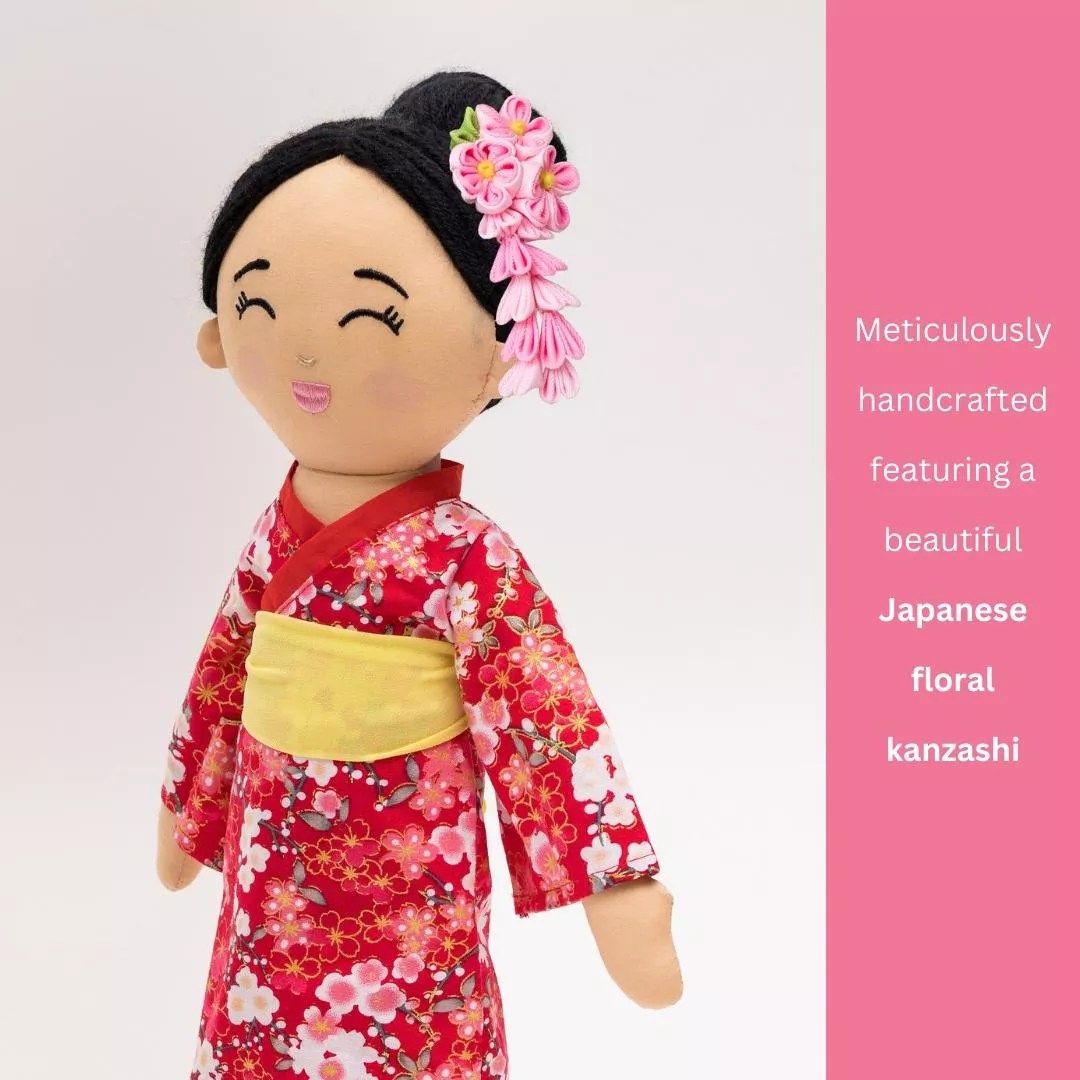 JoeyDolls Aiko Japanese Doll, children's dolls — alternate view
