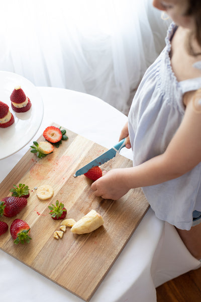 Kiddikutter Child Safe Knife Sky Blue