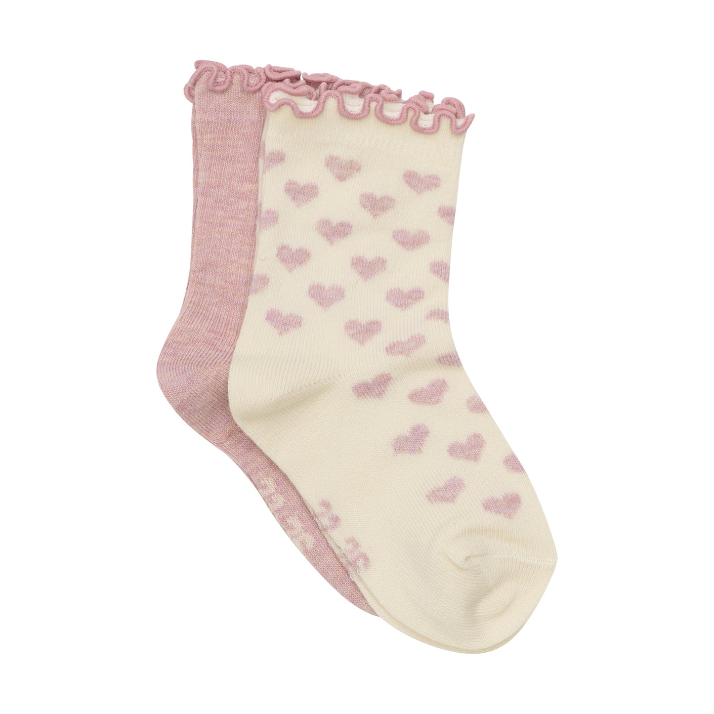 Minymo Lettuce Hem Socks 2pk