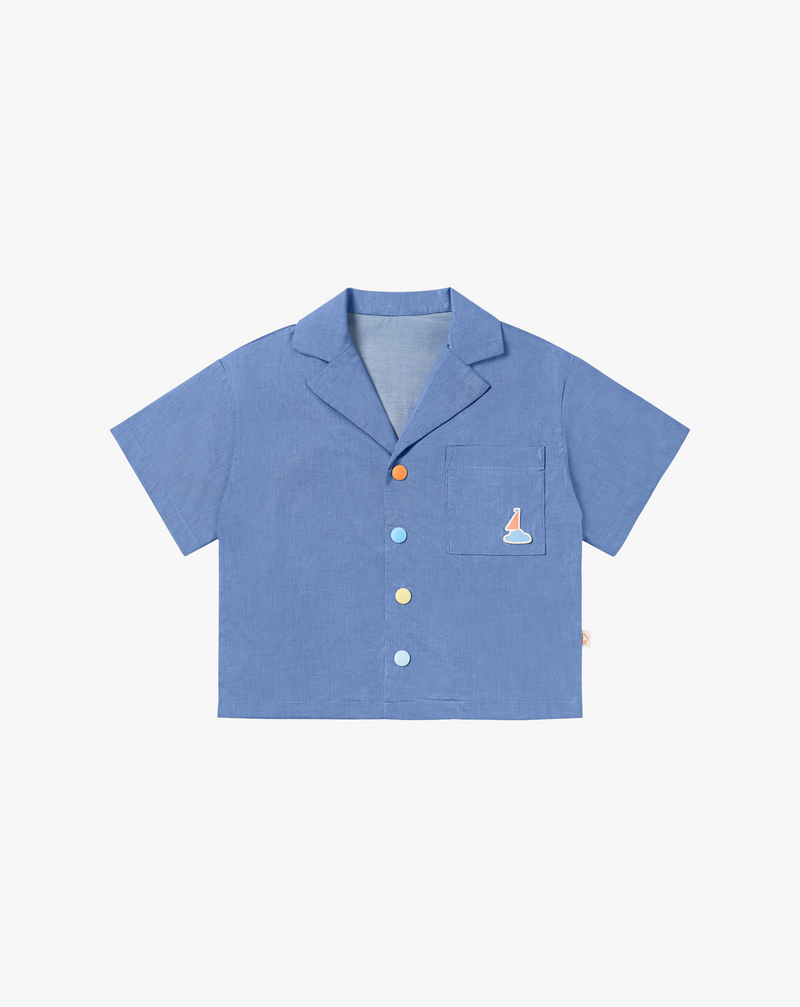 Nest Designs - Denim Short Sleeve Tee