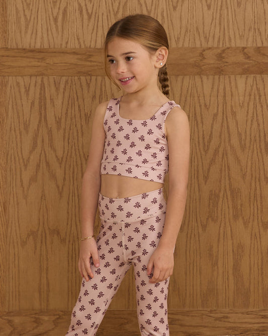 Rylee+ Cru - Swift Sports Bra Blush Fleur