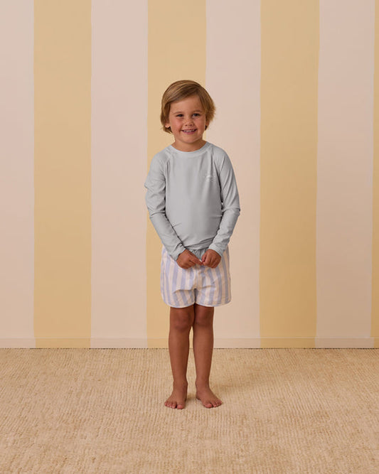 Rylee + Cru - Long Sleeve Rashguard || Light Blue
