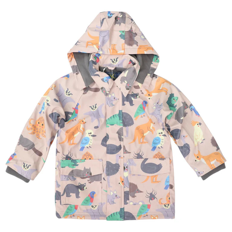 Korango - Sherpa Lined Straight Cut Raincoat