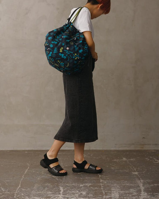 Shupatto Packable Bag w/Zipper - Grass Land 27L