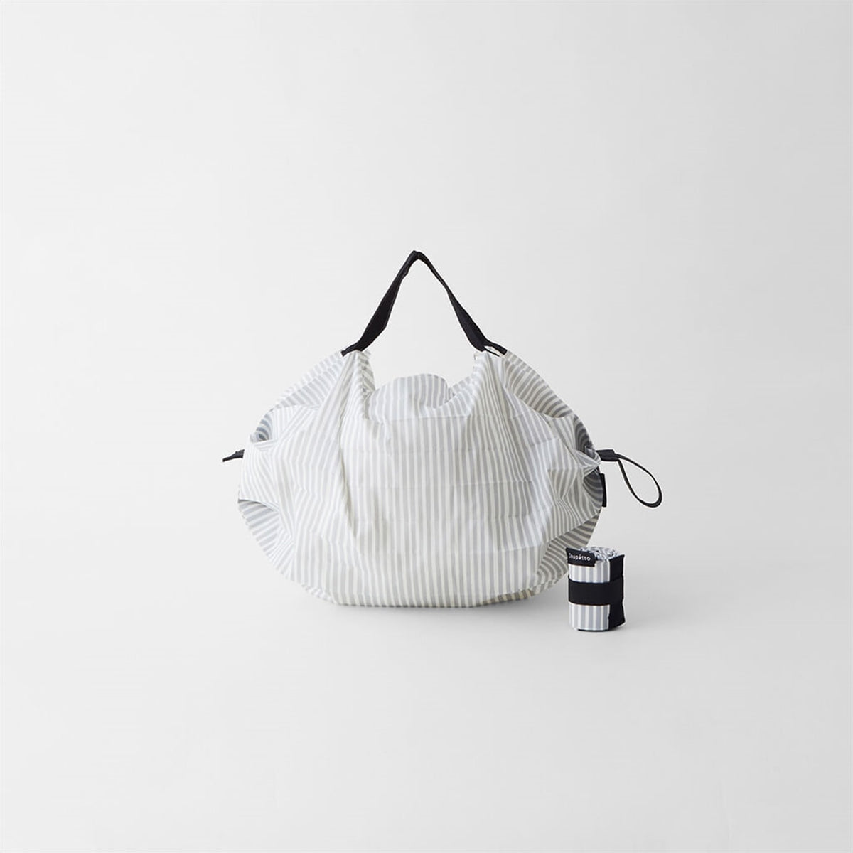 Shupatto Compact One-Pull Foldable Bag - Print - L