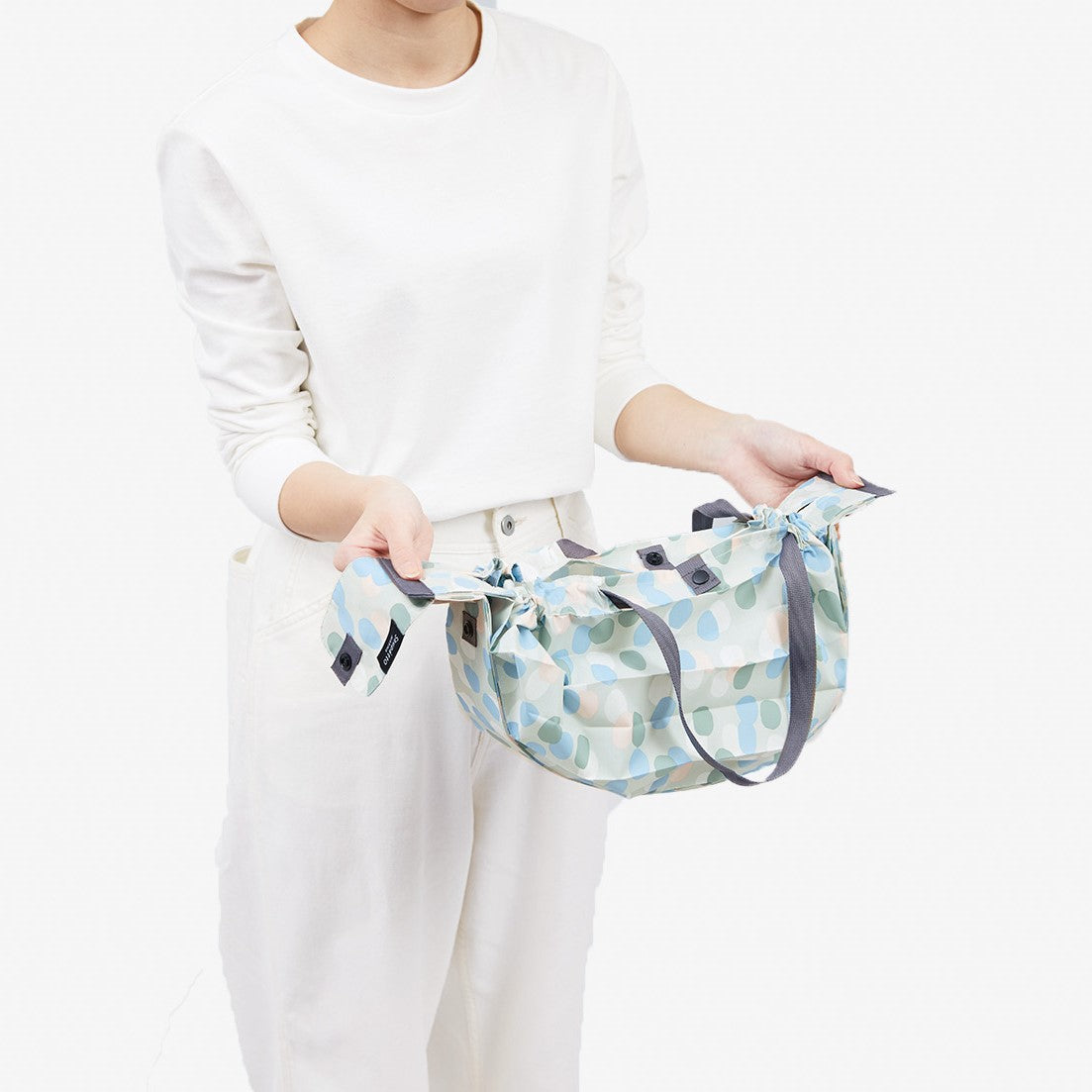Shupatto Bag - One-Pull Foldable Bag - Arare (Medium)