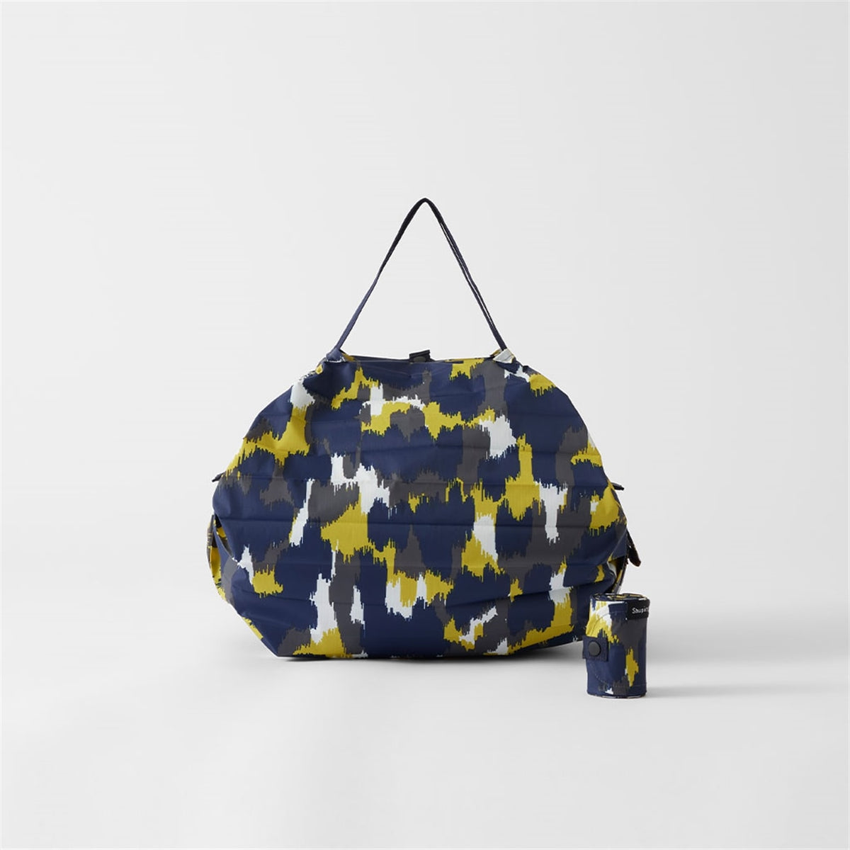 Shupatto Compact One-Pull Foldable Bag - Print - L
