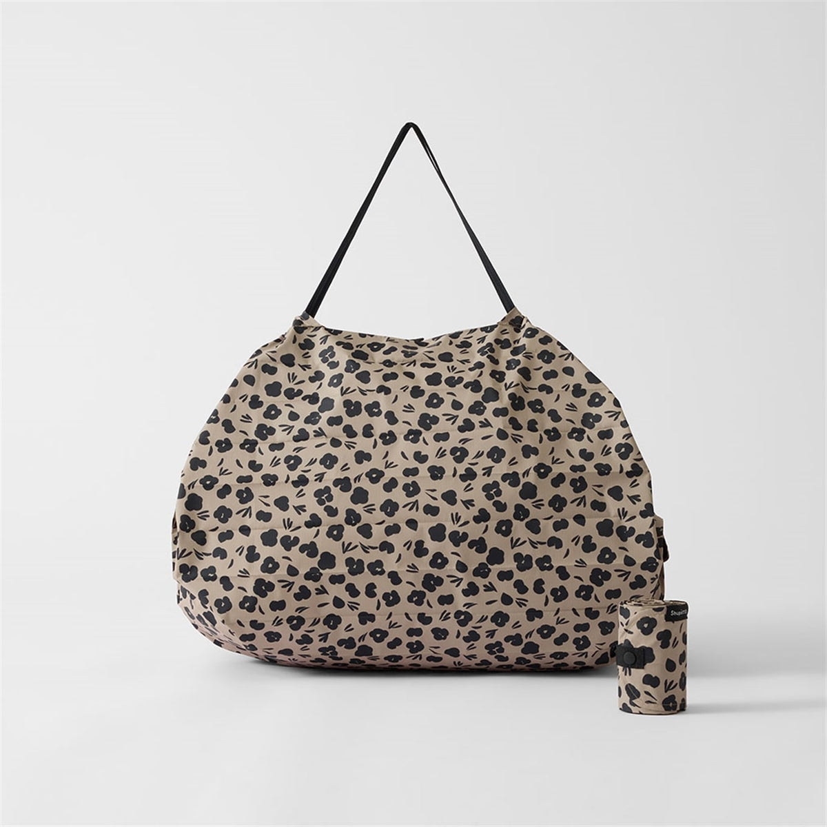 Shupatto Compact One-Pull Foldable Bag - Print - L