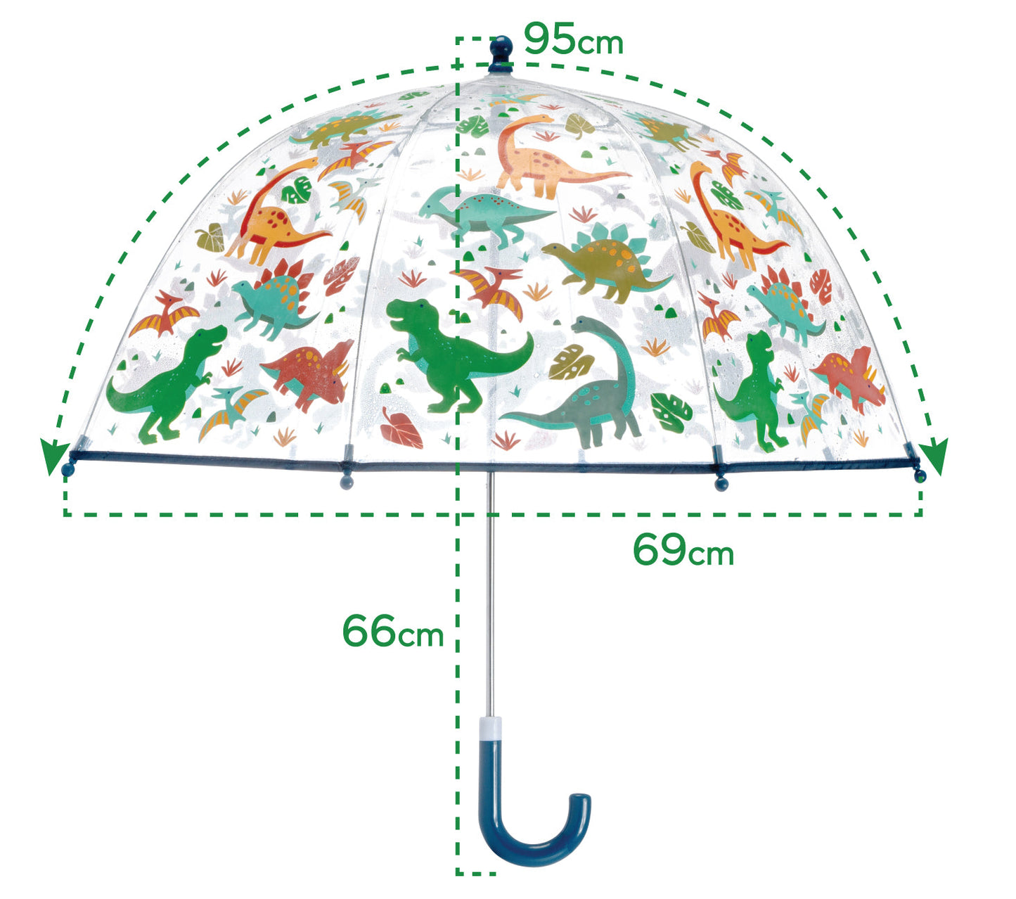 Stephen Joseph - Clear Color Changing Umbrella