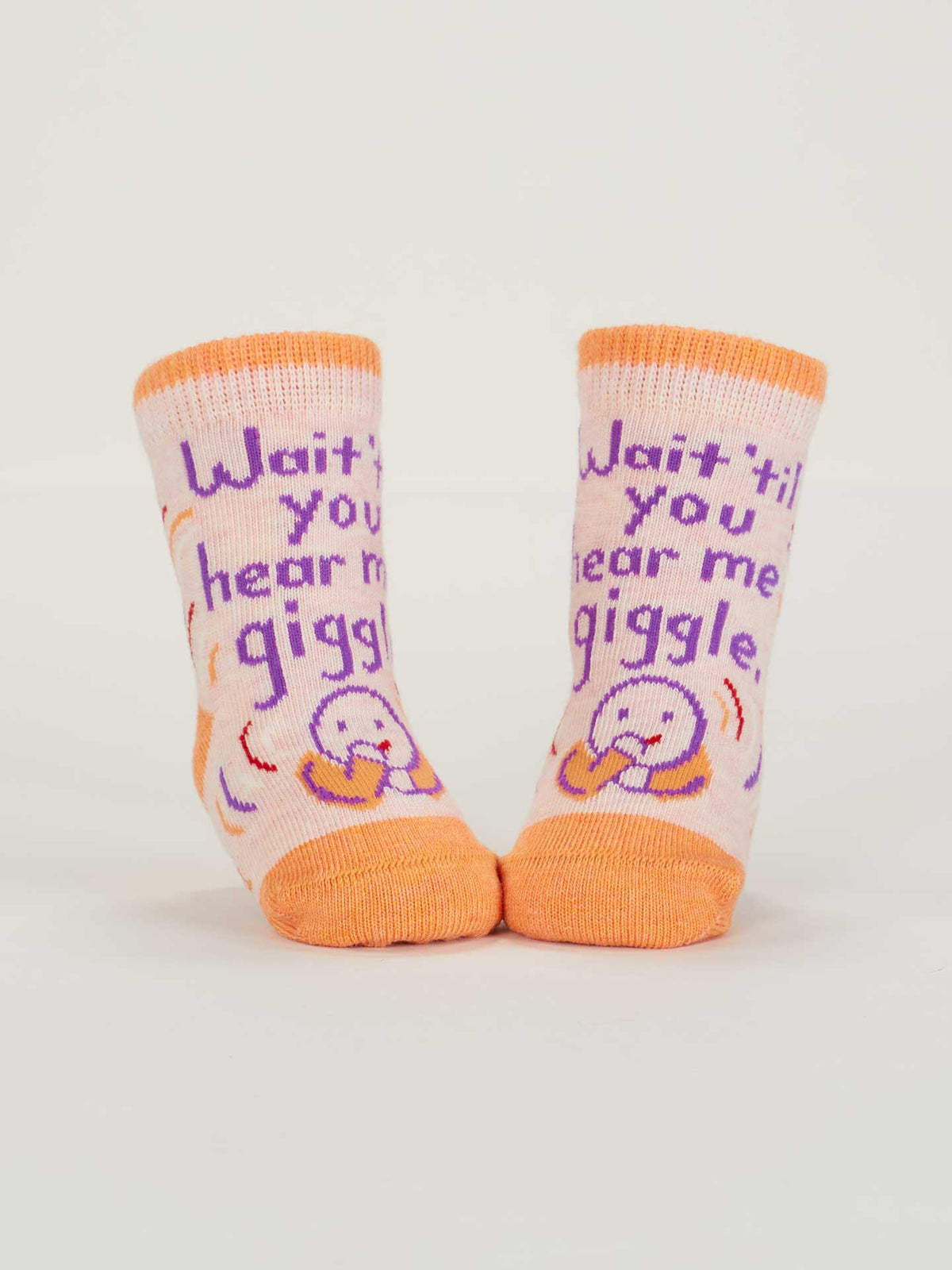 Blue Q - Wait 'til You Hear Me Giggle/ Just Sleep When I Sleep Baby Socks (0-12M)