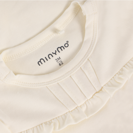 Minymo - Ruffled Short Sleeve Bodysuit