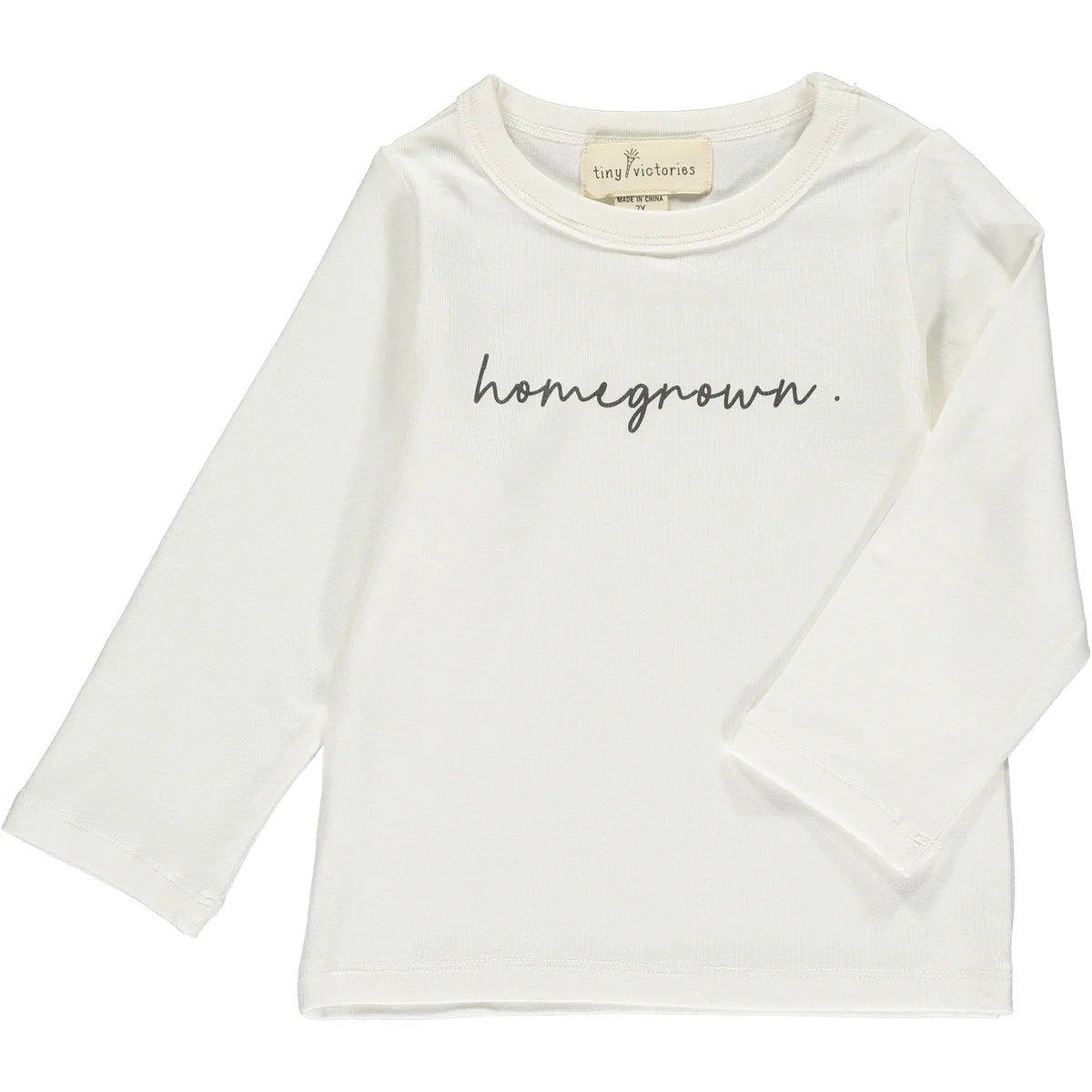 Tiny Victories Full Stop Top, children's tops