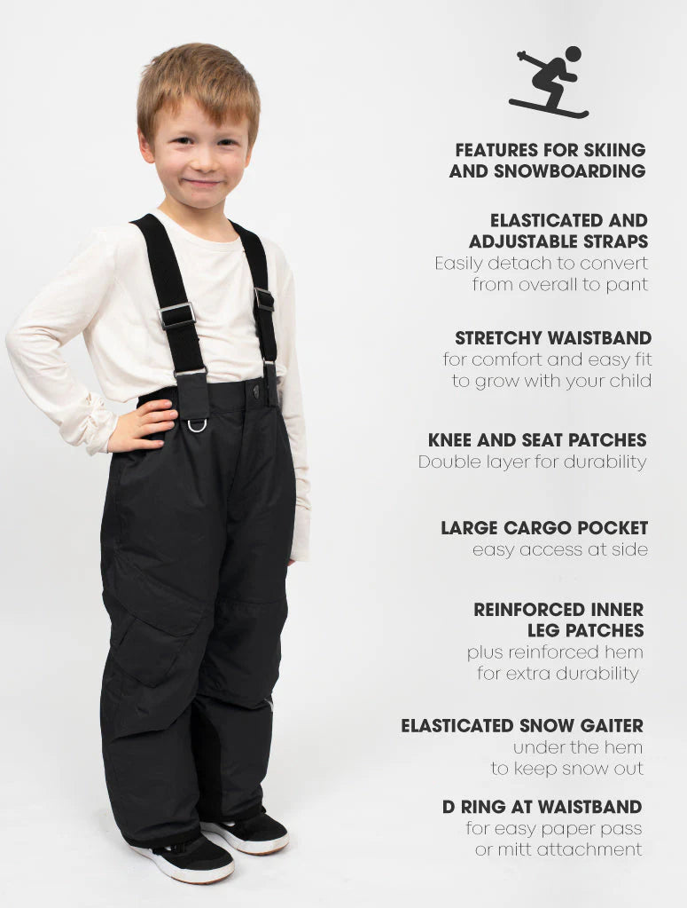 Therm Kids - Snowrider Convertible Ski Overalls