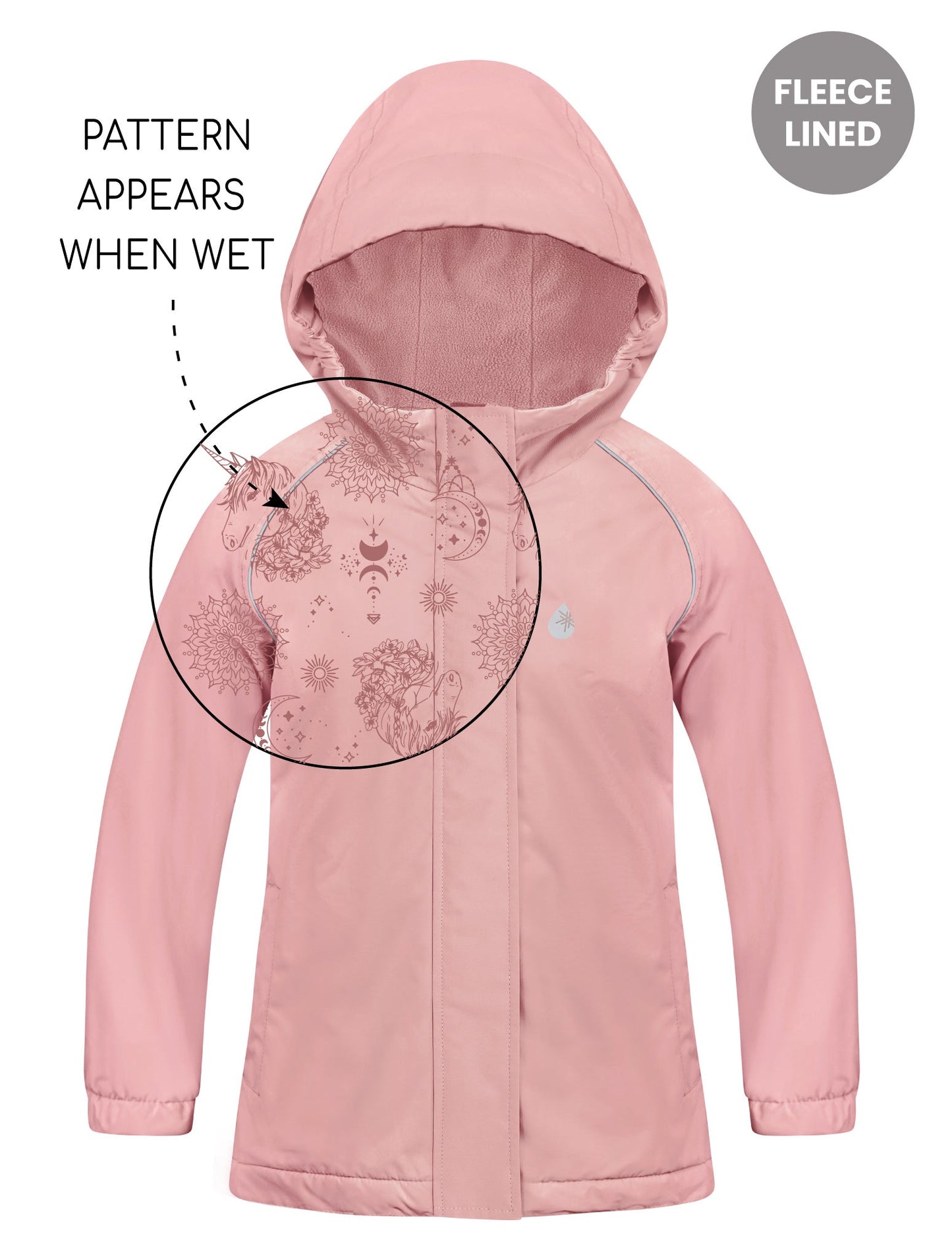 Therm Kids Splash Magic Storm Jacket — colour-changing waterproof kids' rain jacket