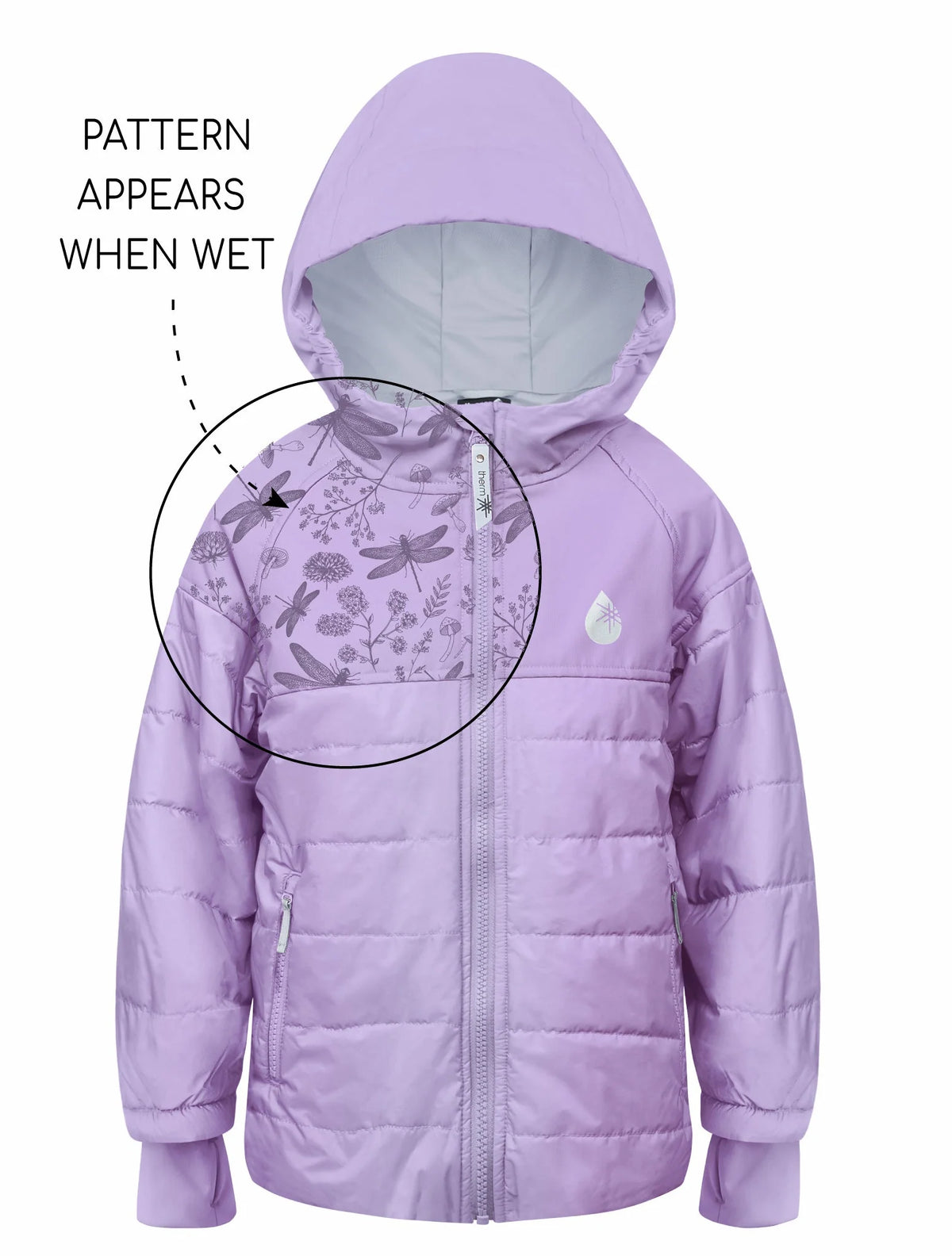 Therm Kids Hydracloud Puffer Jacket — lightweight waterproof kids' puffer