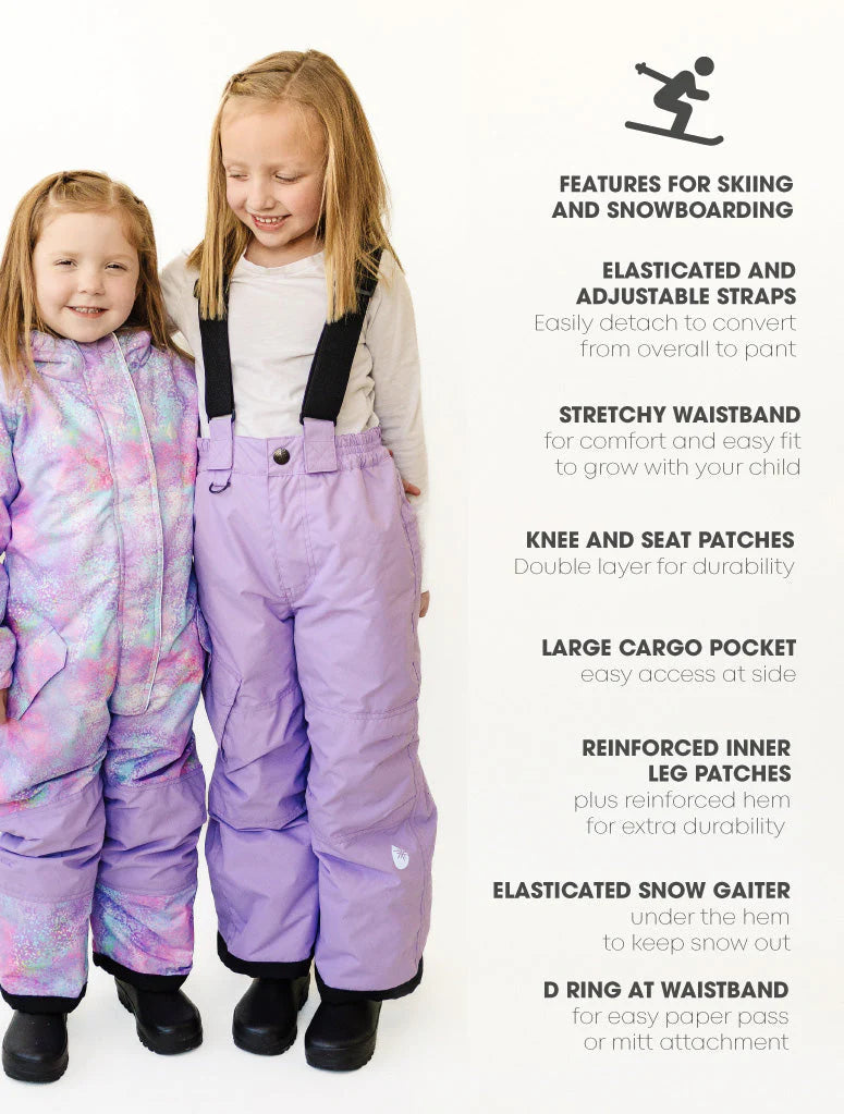 Therm Kids - Snowrider Convertible Ski Overalls