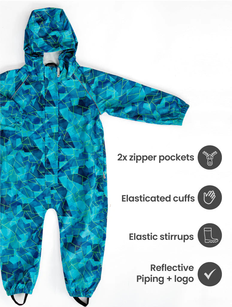 Therm Kids - 10K Rainsuit - Geo Tech