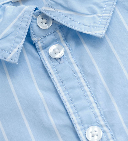 Minymo - Blue Shirt Striped - 5Y