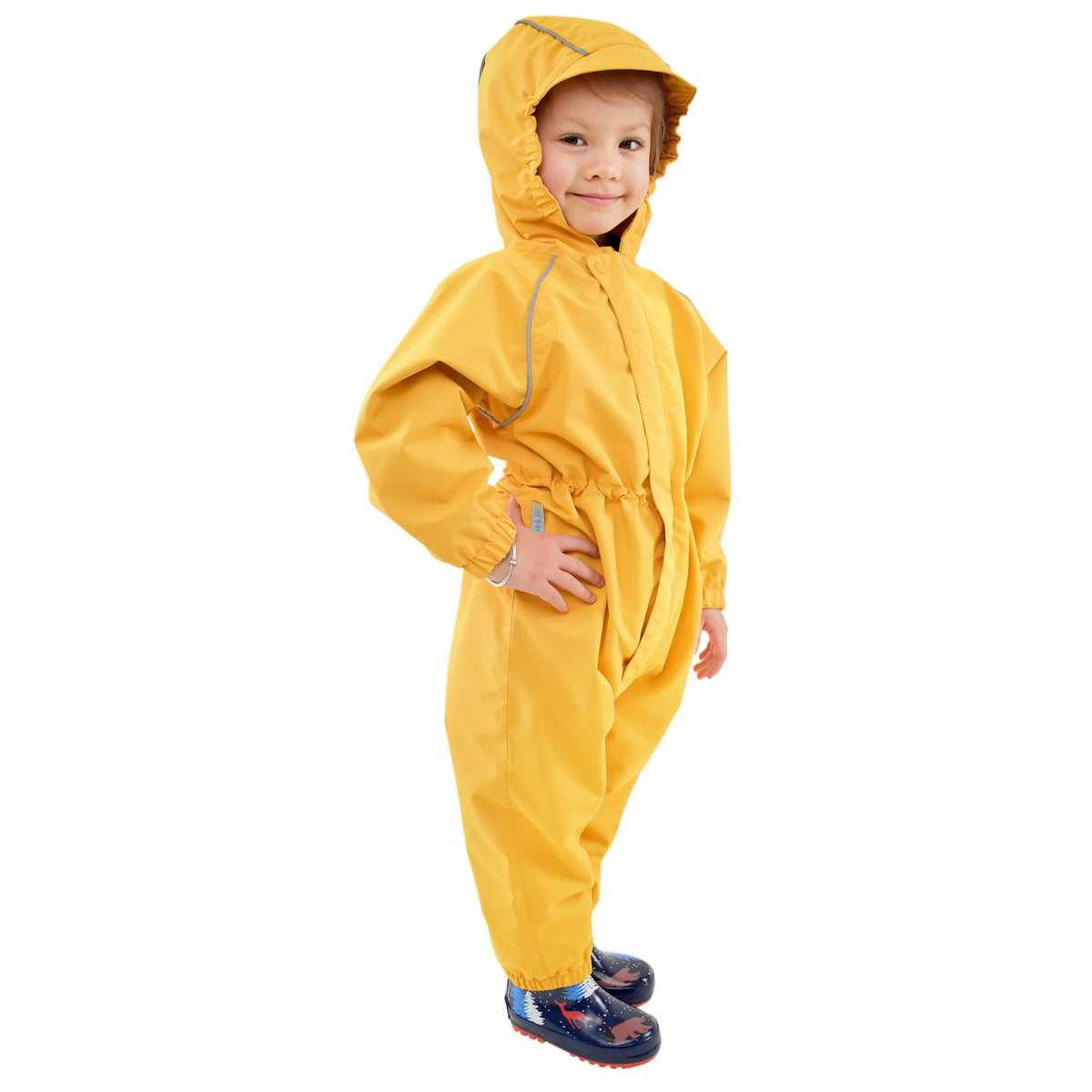 Jan & Jul Kids Puddle-Dry Fleece Lined Waterproof Rainsuit — waterproof, rain gear, children's outerwear