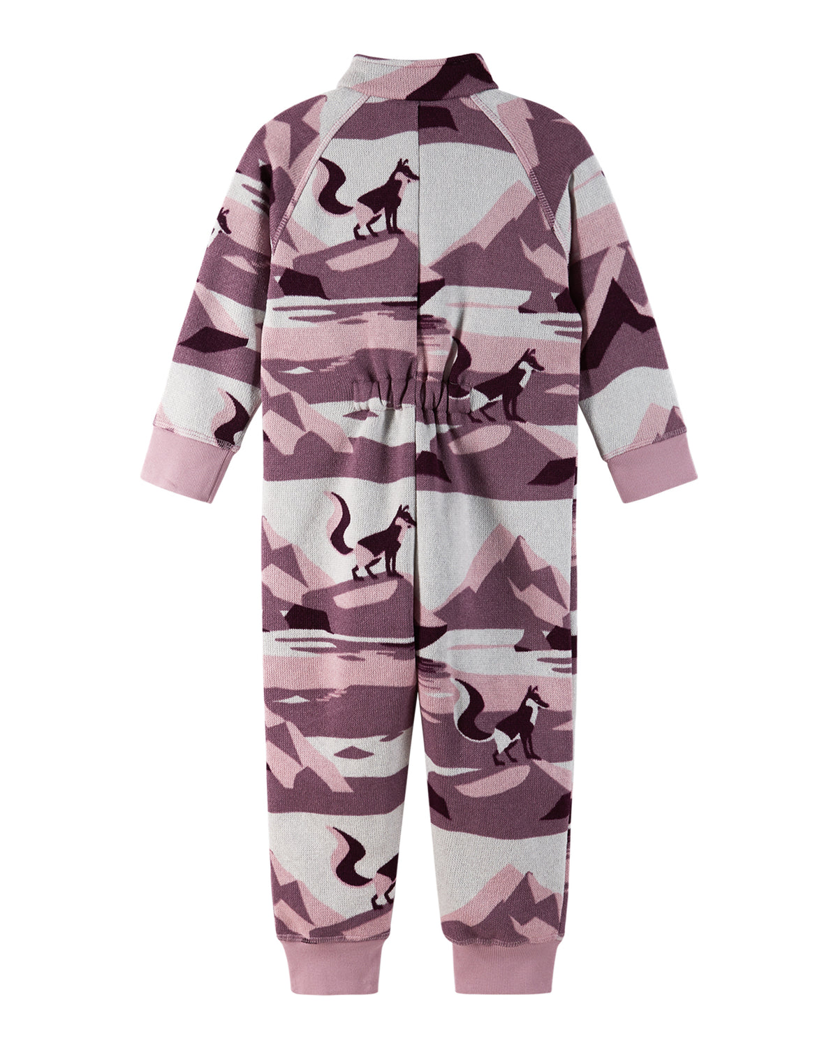 Reima - Toddlers fleece overall Myytti Deep purple – Detail View